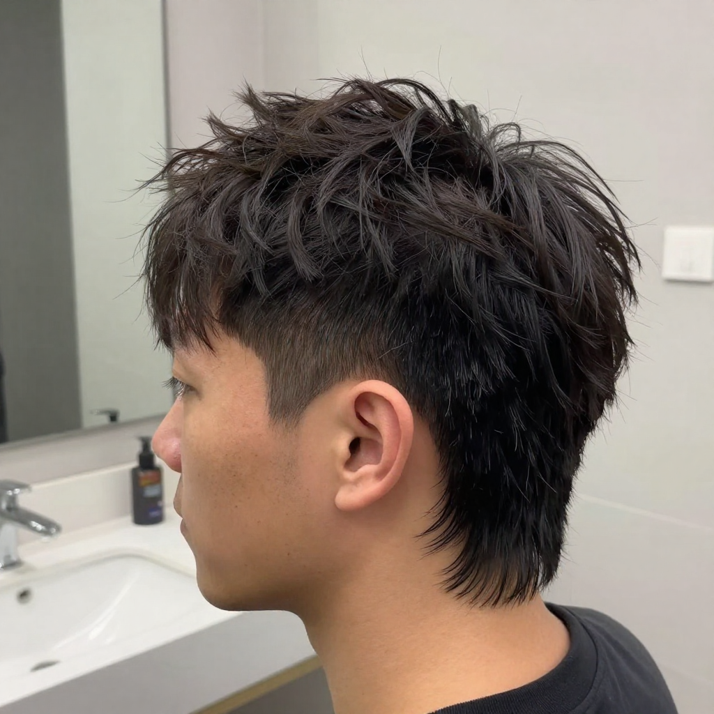 Mullet Wolf Cut for Men Modern Style & Maintenance