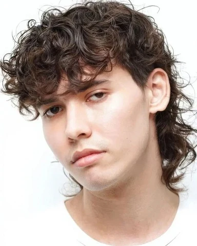 Discover the curly wolf cut for men - a bold layered hairstyle. Get styling tips, maintenance advice & transform your natural curls.